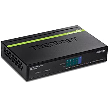 TrendNET 5-port Gigabit PoE+ Switch