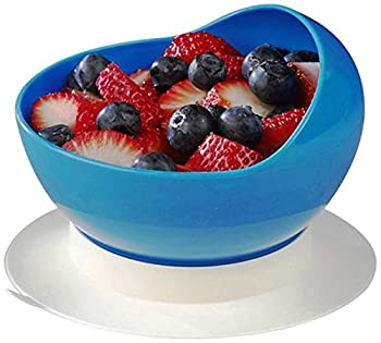 【中古】【輸入品・未使用】Ableware 745340000 Scooper Bowl with Suction Cup Base%カンマ% Blue by Maddak Inc. [並行輸入品]