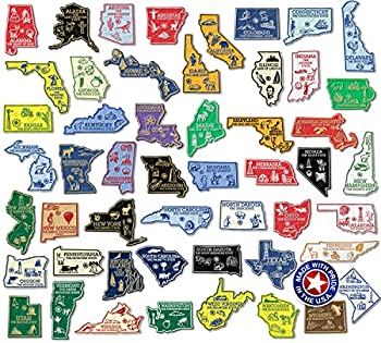 Complete State Map Magnet Collection by Classic Magnets