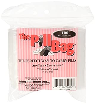 【中古】【輸入品・未使用】The Pill Bag%カンマ% 100 Count Ziplock Bag Size 3%ダブルクォーテ% X 2%ダブルクォーテ% 3 Mil (2) by Building Better Solutions Group [並行輸入品]