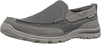 šۡ͢ʡ̤ѡSkechers USA Men's Superior Milford Slip-On Loafer%% Charcoal/Gr...