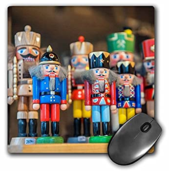 【中古】【輸入品・未使用】3dRose 木製くるみ割り人形 クリスマス市場 マインツ州 ドイツマウスパッド 8インチ x 8インチ (mp_188755_1)
