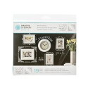 【中古】【輸入品 未使用】Martha Stewart Crafts Chalkboard Stencils Sheets (9 by 7.5-Inch) カンマ 33547 Calligraphic Corners (Set of 2) by Martha Stewart Crafts