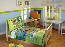 【中古】【輸入品・未使用】Disney Hugglemonster 4 Piece Toddler Bedding Set [並行輸入品]