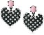 【中古】【輸入品・未使用】[ベッツィ・ジョンソン]Betsey Johnson%ダブルクォーテ%Wonderland%ダブルクォーテ% Faux Pearl Heart Drop Earrings ジュエリー[並行輸入品]