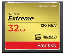 【中古】【輸入品・未使用】SANDISK ( サンディスク ) 32GB Compact Flash Memory ( 読取速度 最大 120MB 秒 / 書込速度 最大 85MB/秒 ) Extreme SDCFXSB-032G-G46 ［ 海外