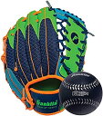 【中古】【輸入品・未使用】フランクリン スポーツ(Franklin Sports) 野球グローブ メッシュテック キッズ用 グローブ&ボールセット 右投げ用 24cm