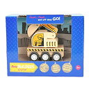 【中古】【輸入品・未使用】木製玩具 はたらくくるま工事現場/ショベルカー