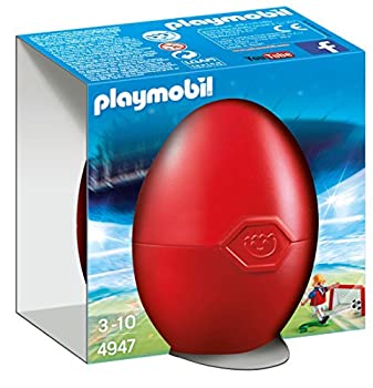 PLAYMOBILR PLAYMOBIL Soccer Player with Goal Building Kit 4947 