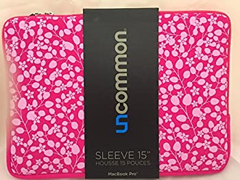 【中古】【輸入品・未使用】Uncommon LLCバブルフラワーピンクネオプレンスリーブカバーfor 15インチMa..