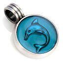 【中古】【輸入品 未使用】Bico Dolphin ペンダント (B20) - 救世と自由 - 色付き樹脂と金属