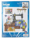 【中古】【輸入品・未使用】Antique Sewing Room Counted Cross Stitch Kit-12%ダブルクォーテ%X12%ダブルクォーテ% 14 Count (並行輸入品)
