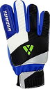 【中古】【輸入品・未使用】Vizari ジュニアキーパーグローブ ブルー/ホワイト/ブラック サイズ4