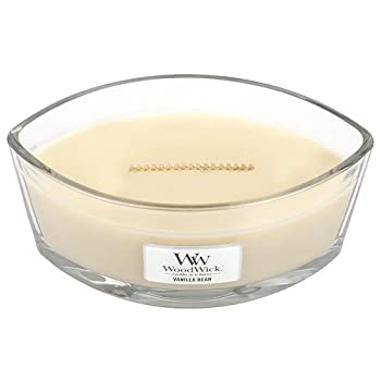 【中古】【輸入品 未使用】WoodWick 76112 Vanilla Bean HearthWick Candle カンマ White by Woodwick