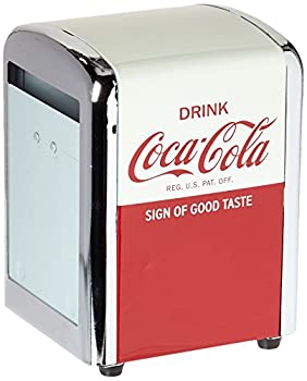 【中古】【輸入品・未使用】Tablecraft CC381 Coca-Cola Napkin Dispenser%カンマ% Half%カンマ% Red by Tablecraft