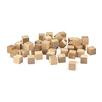 【中古】【輸入品・未使用】Hygloss Wooden Block Cubes%カンマ% 1-Inch%カンマ% 48 Pcs by Hygloss