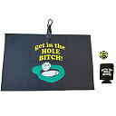 【中古】【輸入品・未使用】Giggle Golf Get In The Hole Golf Towel