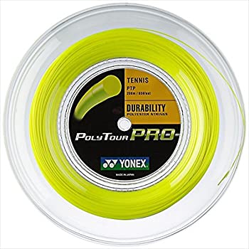 【中古】【輸入品・未使用】Yonex(ヨネックス) ポリツアープロ 200Mロール　硬式テニス ポリエステル ガット/1.20mm/イエロー [並行輸入品] 1