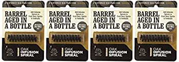 【中古】【輸入品・未使用】4 Pack - Barrel Aged in a Bottle Oak Infusion Spiral - Barrel Age Whiskey Gin Rum Wine Beer by Oak I..