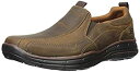 yÁzyAiEgpzSkechers Men's Glides Docklands Slip-On Loafer%J}%Dark Brown%J}%12 M US