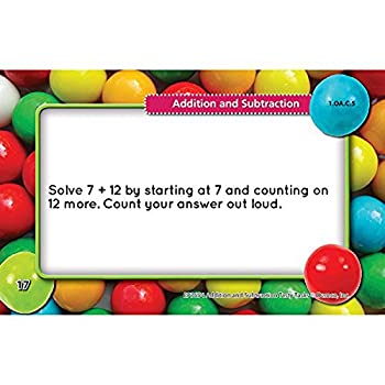 Edupress Addition and Subtraction Tasty Task Cards%カンマ% Grades 12 EP3654 