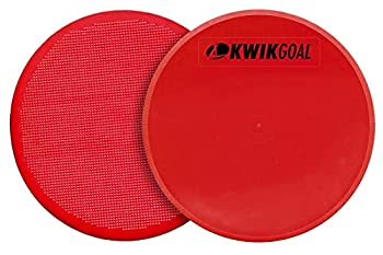 【中古】【輸入品・未使用】Kwik Goal フラットラウンドマーカー (10個パック) レッド