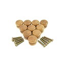 【中古】【輸入品・未使用】Dealglad 10個入り25?mm天然木製キャビネット引き出し食器棚ワードローブドアノブプルハンドルハードウェア(3)