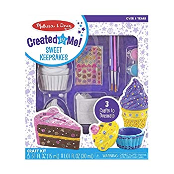 楽天スカイマーケットプラス【中古】【輸入品・未使用】Melissa & Doug decorate-your-own Sweetsケーキのセットクラフトキット: 2?Treasuresボックスと銀行