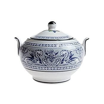 【中古】【輸入品・未使用】ウェッジウッド (WEDGWOOD) フロレンティーン インディコ ホワイト シュガーポット [S][並行輸入品]