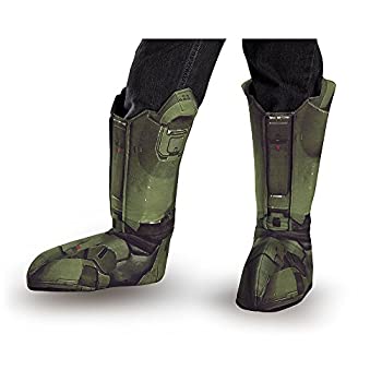 【中古】【輸入品・未使用】[Disguiseコスチューム]Disguise Costumes Disguise Master Chief Adult Costume Boot Covers%カンマ% Green%カンマ% One Size 89999AD [並行輸入品]