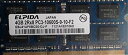 【中古】【輸入品・未使用】Elpida ebj41uf8bcs0-dj-f 4?GBノートブックSODIMM ddr3?pc10600?(1333?) Unbuf 1.5?V 2rx8?204p 512?mx64?256?mx8(2)