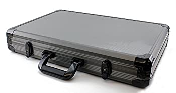 【中古】【輸入品・未使用】Versaゲーム1000pcデラックスPoker Chipケースinグレー色