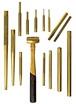 【中古】【輸入品・未使用】Mayhew Tools 61369 Master Brass Punch and Chisel Set%カンマ% 15-Piece by Mayhew [並行輸入品]