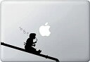 【中古】【輸入品・未使用】MacBook 対応 アートステッカー シャボン玉少女 %ダブルクォーテ%Bubble Girl on Pipe%ダブルクォーテ%- ...