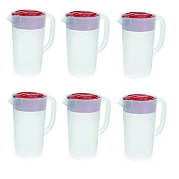šۡ͢ʡ̤ѡRubbermaid - Covered Pitcher 2.25 Qt - White with Red Cover by Rubbermaid