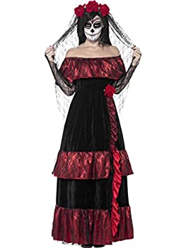 【中古】【輸入品・未使用】死者の日 スカル花嫁 大人用 M