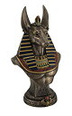 【中古】【輸入品・未使用】Resin Statues古代エジプトジャッカル神AnubisブロンズFinished Bust Statue 5?X 9.5?X 4.5インチブロンズモデル# wu76649?a4