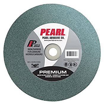 【中古】【輸入品・未使用】Pearl Abrasive BG610120 Green Silicon Carbide Bench Grinding Wheel wit..