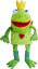 【中古】【輸入品・未使用】HABA Glove Puppet Frog King by HABA