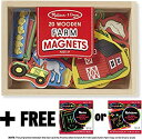 yÁzyAiEgpz[bT E _O]Melissa & Doug Farm Wooden 20 MagnetsinaBox Gift Set + FREE Scratch Art MiniPad Bundle [] 2791 [sAi]