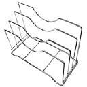 【中古】【輸入品・未使用】Stainless Steel Wire Chopping Board Holder Cutting Board Rack Kitch...