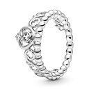 【中古】【輸入品・未使用】Pandora Jewelry プリンセス ティアラ クラウン キュービックジルコニア リング スターリングシルバー