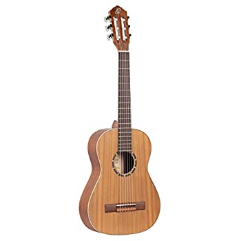 Ortega Guitars R122-1/2 Family Series 1/2 Body Size Nylon 6弦 Guitar with Cedar Top%カンマ% Mahogany Body%カンマ% Satin Finish アコースティッ