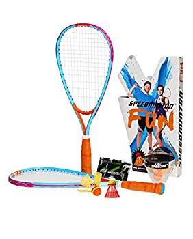 【中古】【輸入品・未使用】スピードミントンファン バドミントンセット ラケット2本＆シャトルセット Speedminton Fun Badminton Set [並行輸入品]