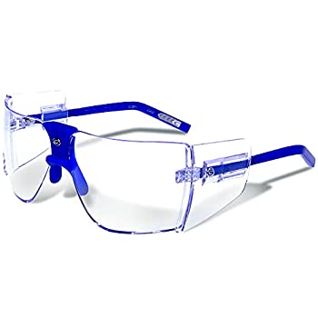 šۡ͢ʡ̤ѡ(Blue Frame/Clear Lenses) - Gargoyles Performance Eyewear Classic Polycarbonate Safety Glasses