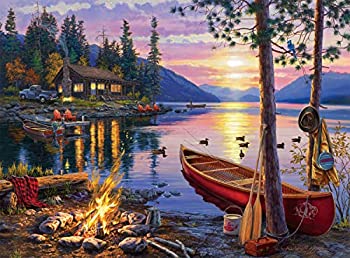 šۡ͢ʡ̤ѡ[Хåե]Buffalo Games Darrell Bush: Canoe Lake Jigsaw Bigjigs Puzzle 11240 [¹͢]