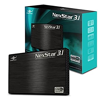 其它 - 【中古】【輸入品・未使用】Vantec 2.5インチSATA 6 Gb/s to USB 3.1 Gen 2 Type-A SSD/HDD ケース (NST-270A31-BK)