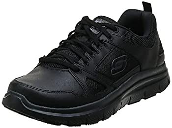 【中古】【輸入品・未使用】Skechers for Work メンズ フレックス アドバンテージ マッカラン フードサービスシューズ%カンマ% ブラック%カンマ% 9 X-Wide