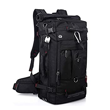 楽天スカイマーケットプラス【中古】【輸入品・未使用】WOLFOUTDOOR アウトドア 登山用バッグ 40L オックスフォード ブラック 2070 [並行輸入品]