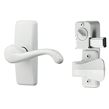 Ideal Security デラックス防風用扉 &amp; 網戸 レバー 取っ手 デッドロック付き HRD-PN-79056549 1